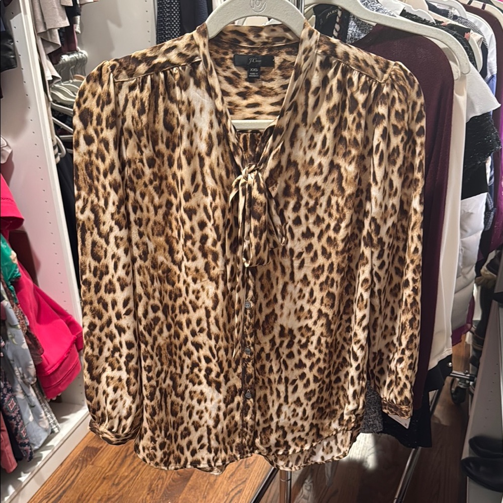 Leopard Print Women's Top